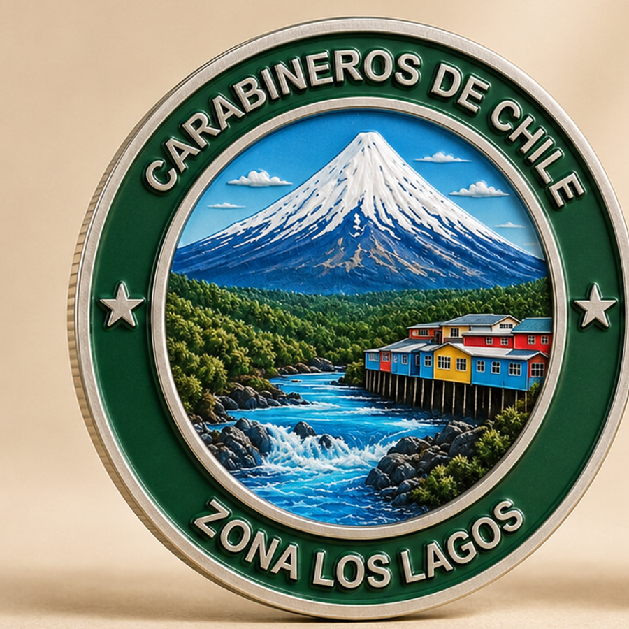 Moneda Carabineros de Chile Zona Los Lagos