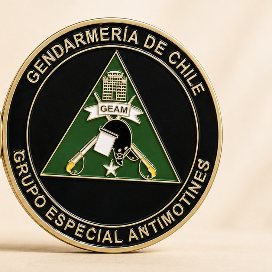 Moneda Grupo Especial Antimotines de Gendarmería
